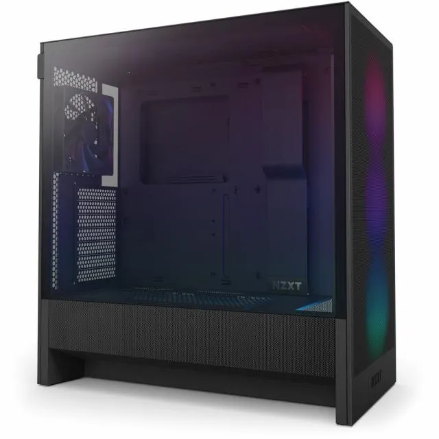 Кутия NZXT H5 Flow RGB 2024 Black - CC-H52FB-R1