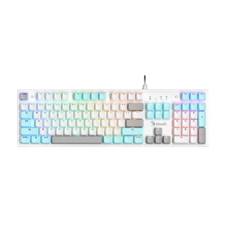 Клавиатура A4Tech Bloody S510R RGB White - A4-KEY-S510R