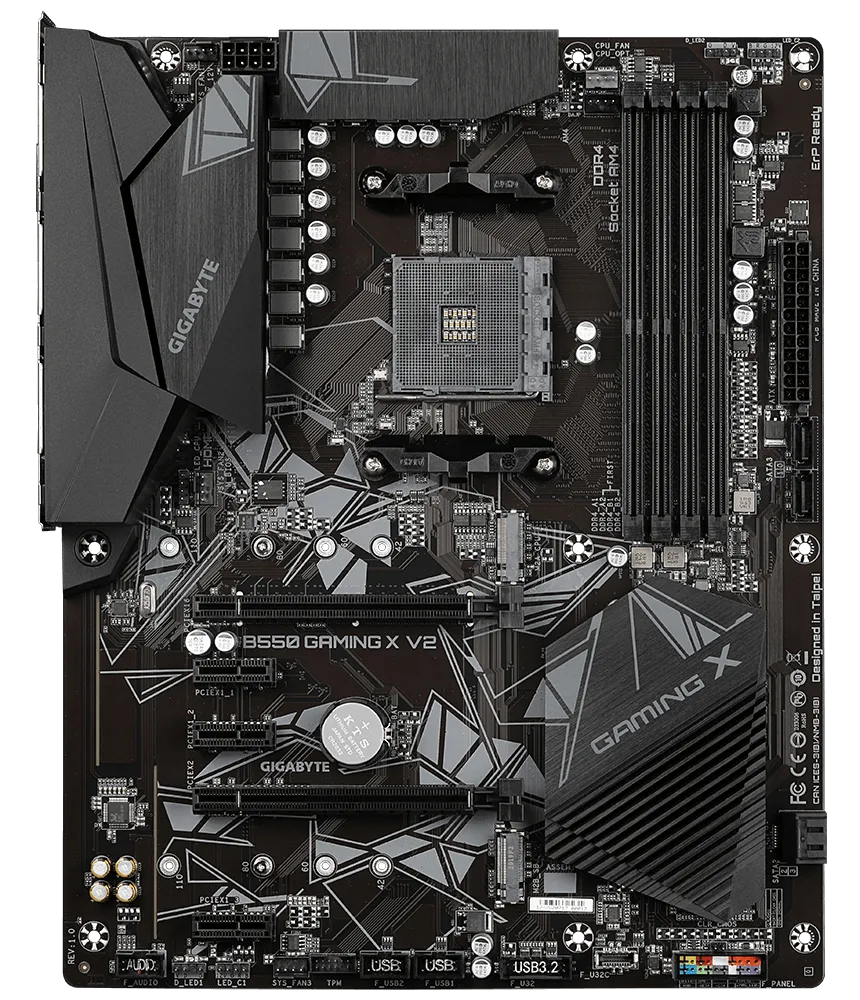 Дънна платка Gigabyte B550 Gaming X V2 (rev1.0) - B550 GAMING X V2