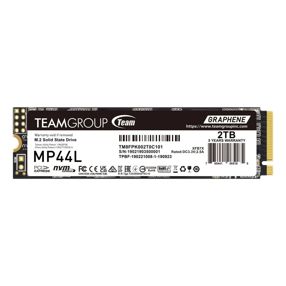 TeamGroup MP44L NVME™ - 2TB - TM8FPK002T0C101