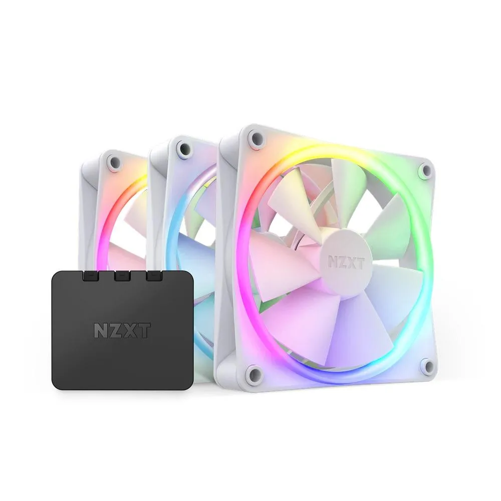 Охлаждане NZXT F120 White - Triple Pack - RF-R12TF-W1