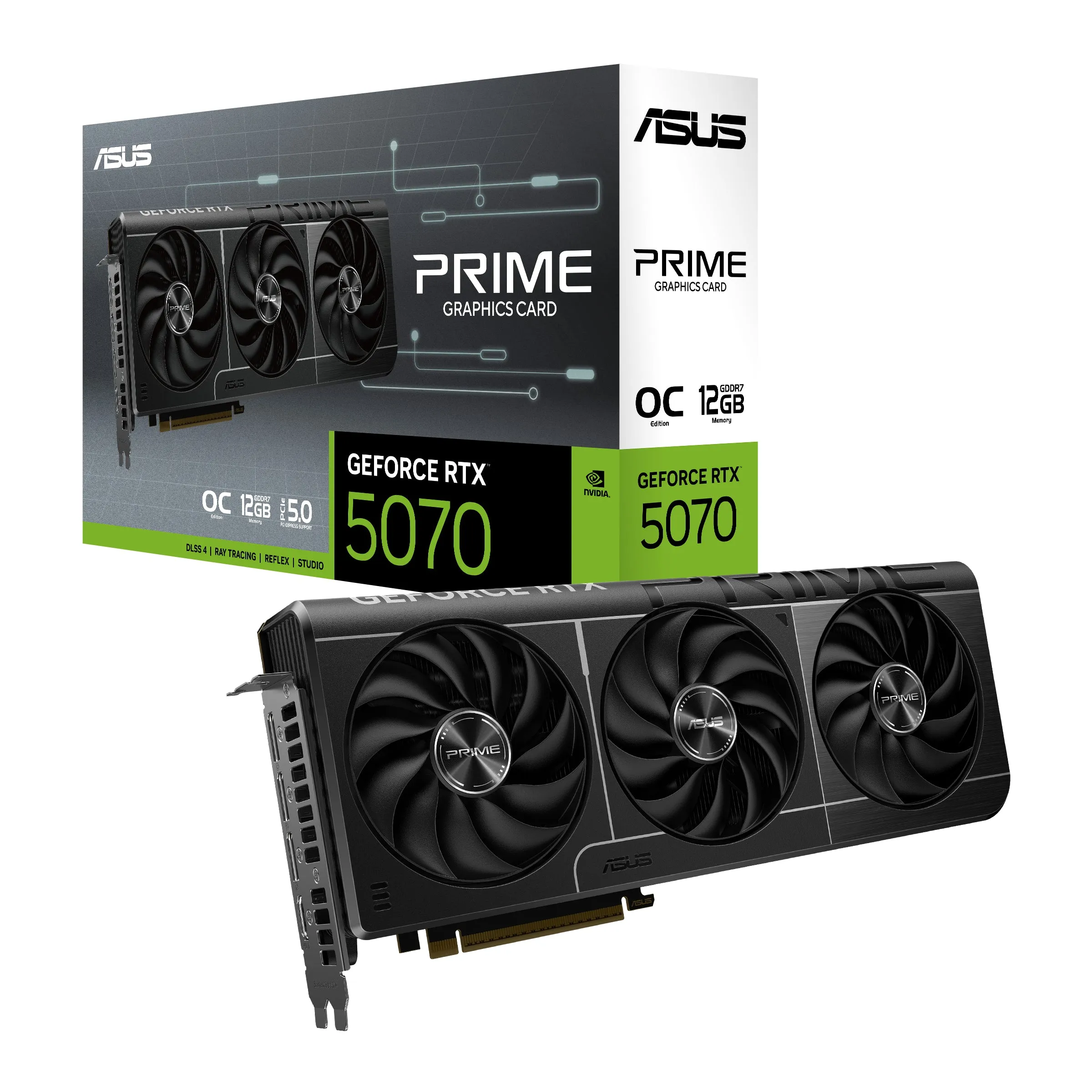 Видео карта ASUS RTX™ 5070 Prime OC - PRIME-RTX5070-O12G
