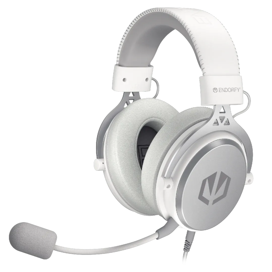 Слушалки ENDORFY Viro Plus USB - Onyx White - EY1A005