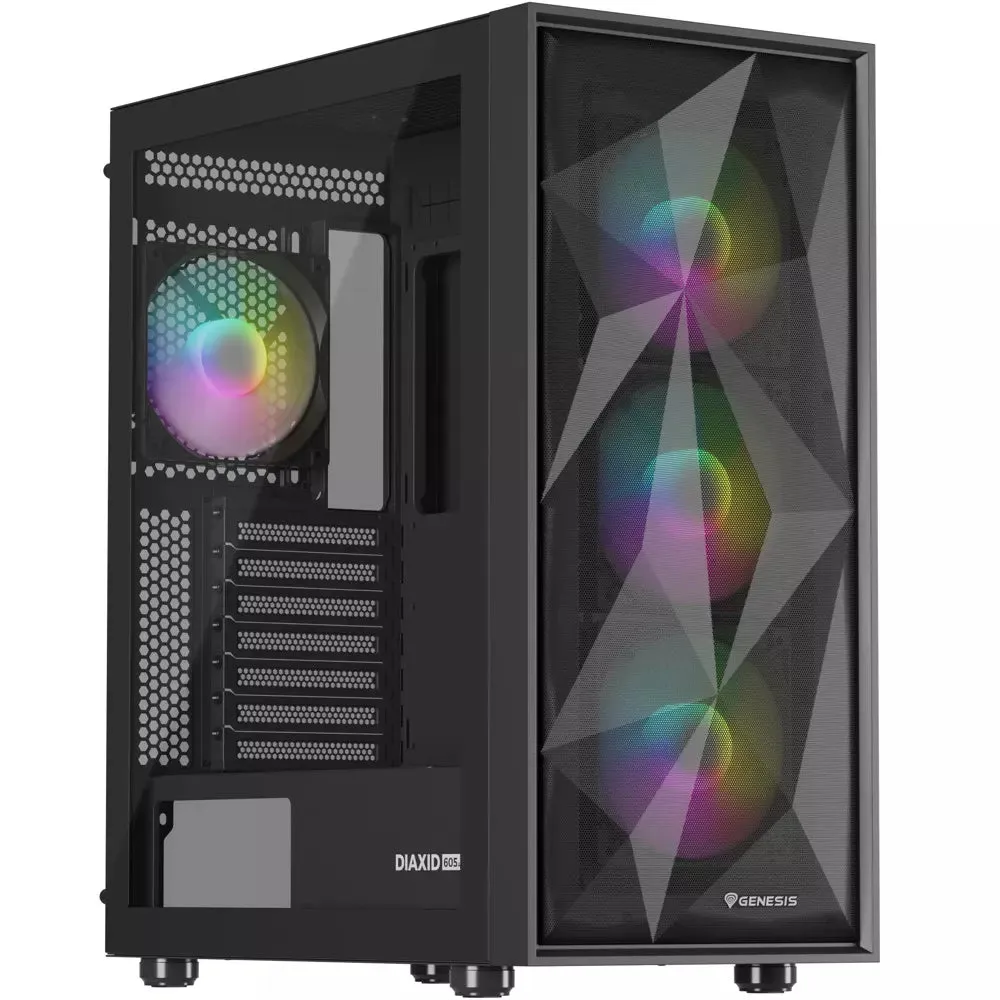 Кутия Genesis Diaxid 605 ARGB Black - NPC-2172