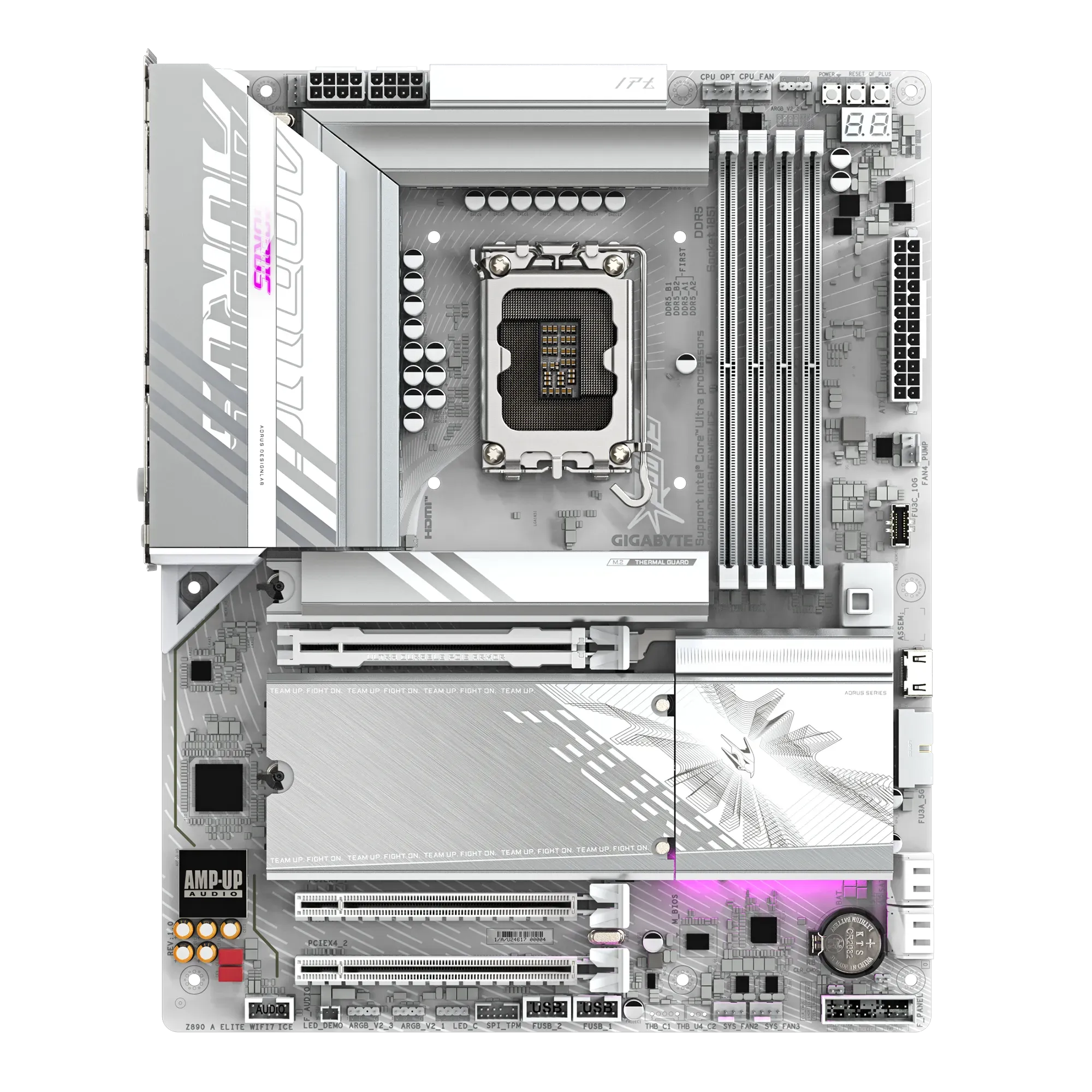 Дънна платка Gigabyte Z890 AORUS Elite WiFi7 Ice - Z890 A ELITE WF7 ICE