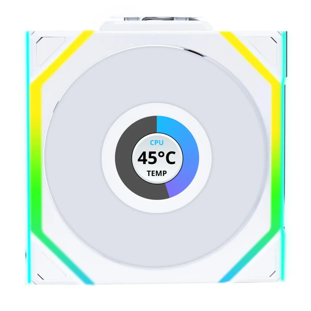 Охлаждане Lian Li UNI FAN SL Wireless 120 PWM Reverse - White LCD - G99.12RSLLCD1W1W.00