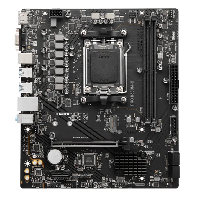 Дънна платка MSI Pro B650M-B - 911-7E28-020