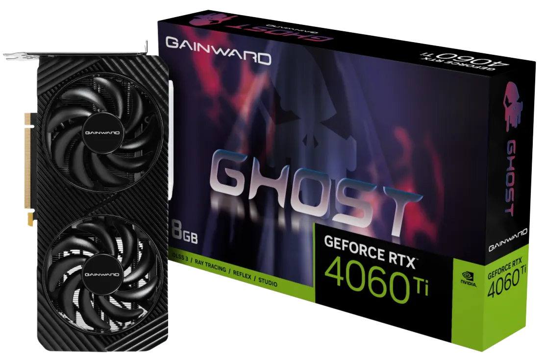 Видео карта Gainward RTX™ 4060 Ti Ghost 8GB - NE6406T019P1-1060B