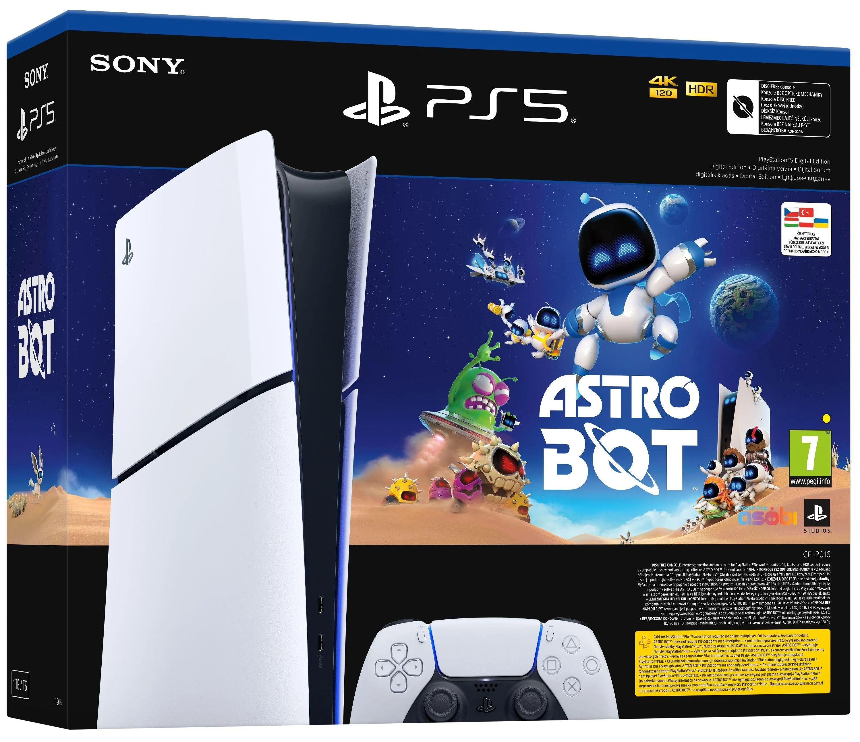 PlayStation 5 (Slim) – Digital Edition – Astro Bot Bundle - SONY-PS5-ASTRO-DIGITAL