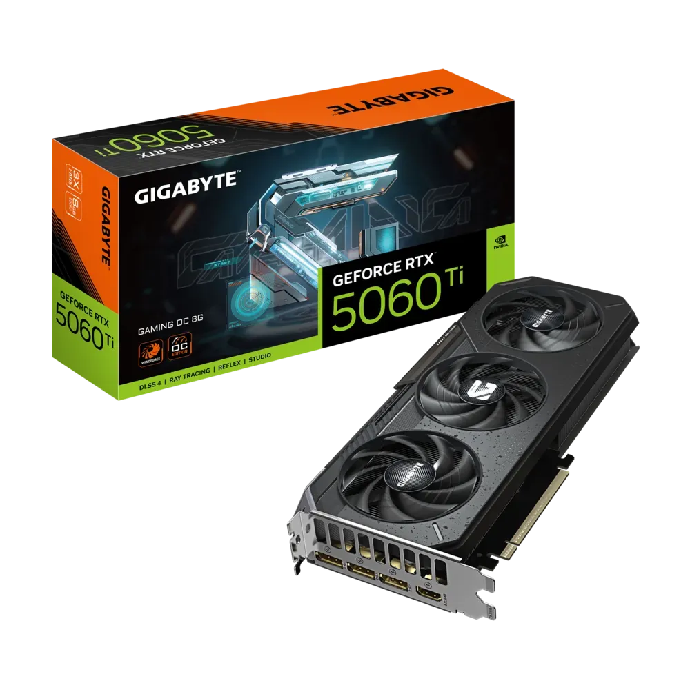 Видео карта Gigabyte RTX™ 5060 Ti Gaming OC 8GB - GV-N506TGAMING OC-8GD