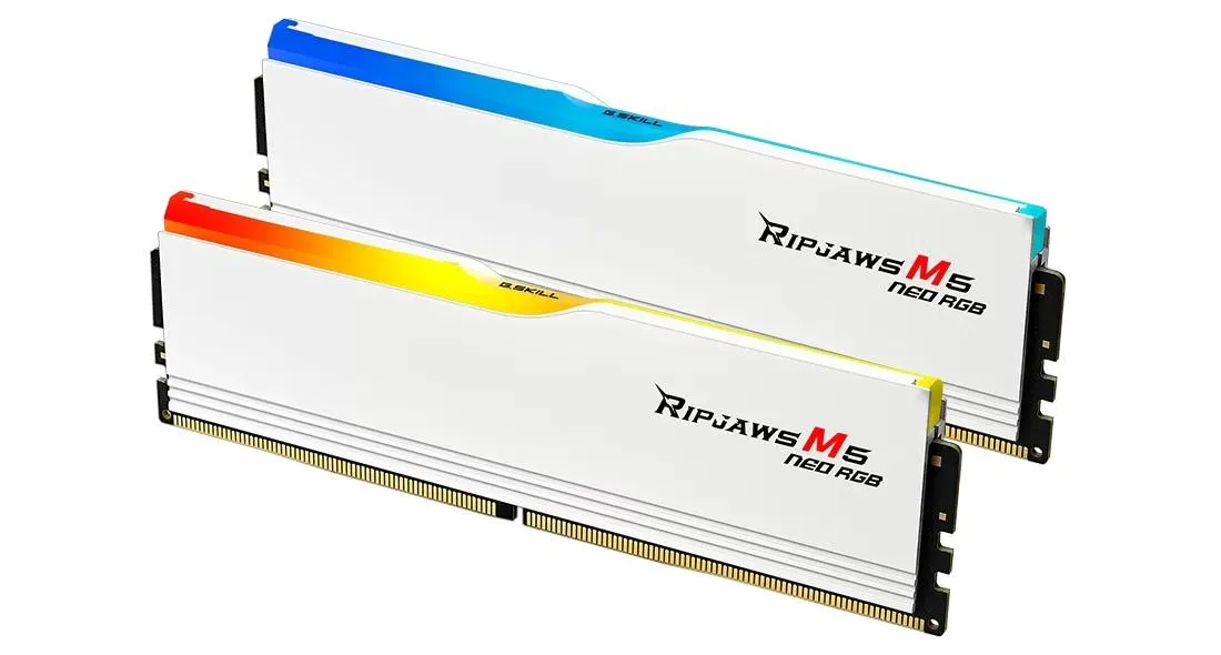 RAM памет G.Skill Ripjaws M5 RGB White 64GB (2x32GB) - F5-6000J2836G32GX2-RM5NRW