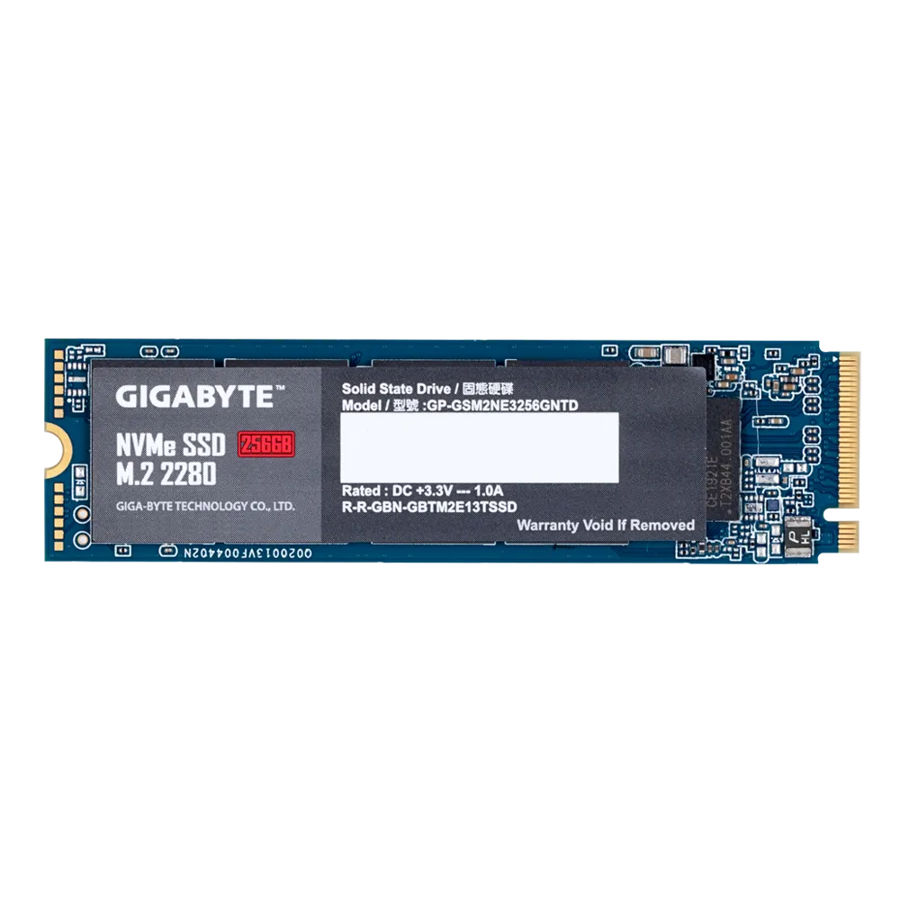 Gigabyte NVME™ - 256GB - GP-GSM2NE3256GNTD