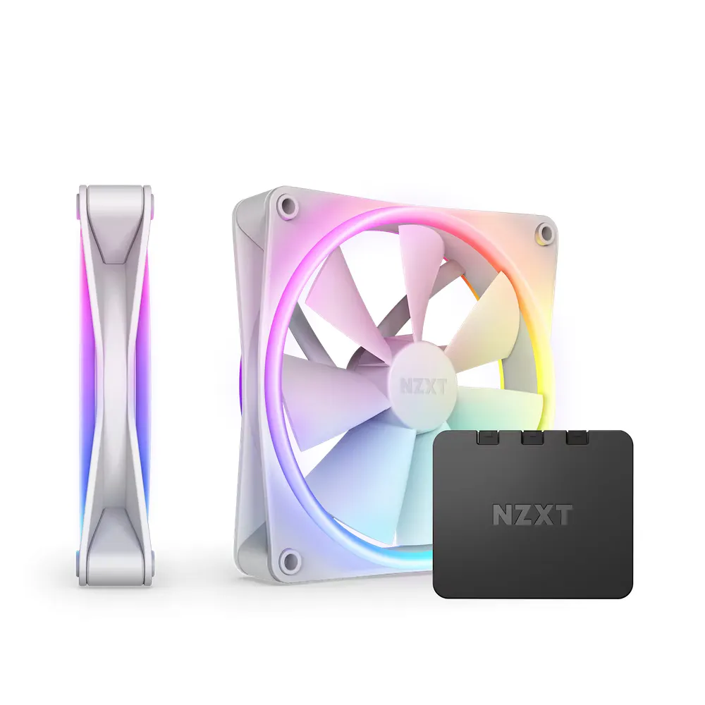 Охлаждане NZXT F140 Duo White - Twin Pack - RF-D14DF-W1