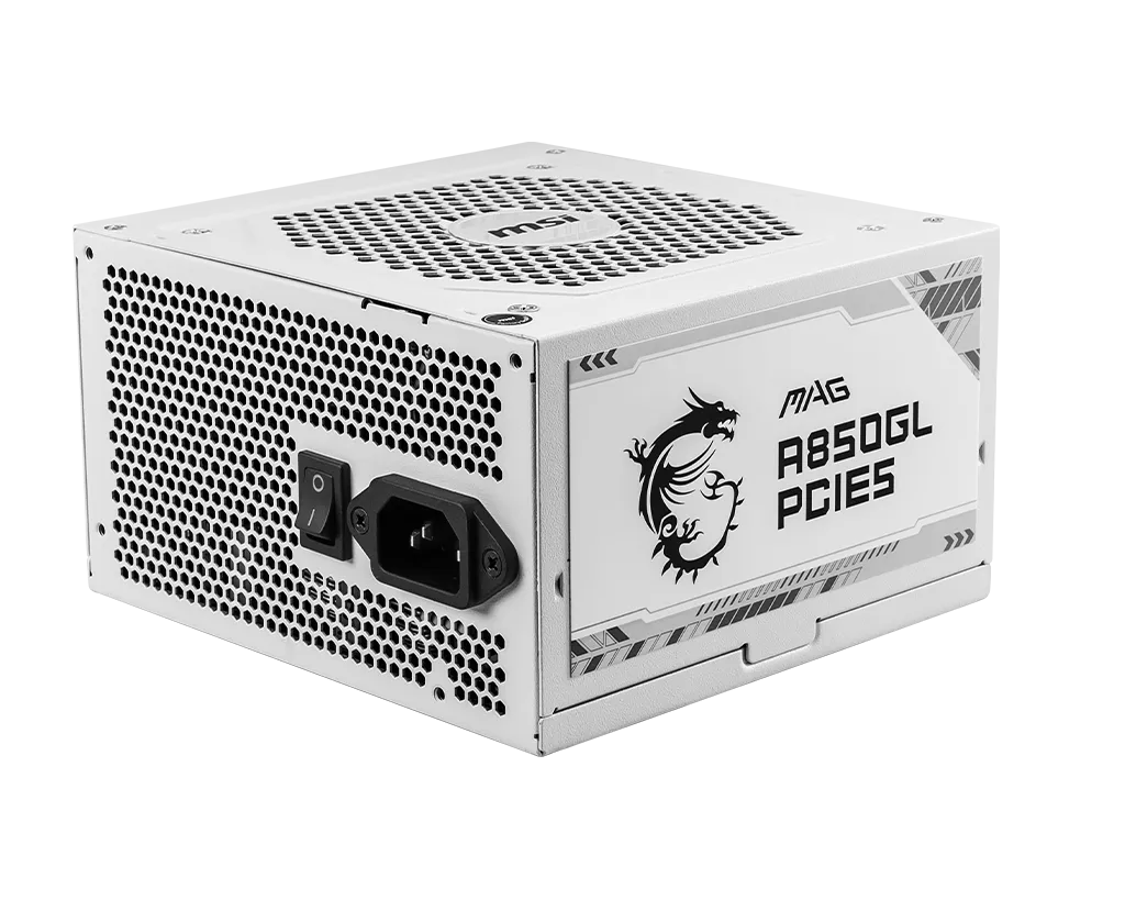 Захранване MSI MAG A850GL Pcie5 White - 306-7ZP8A11-CE0
