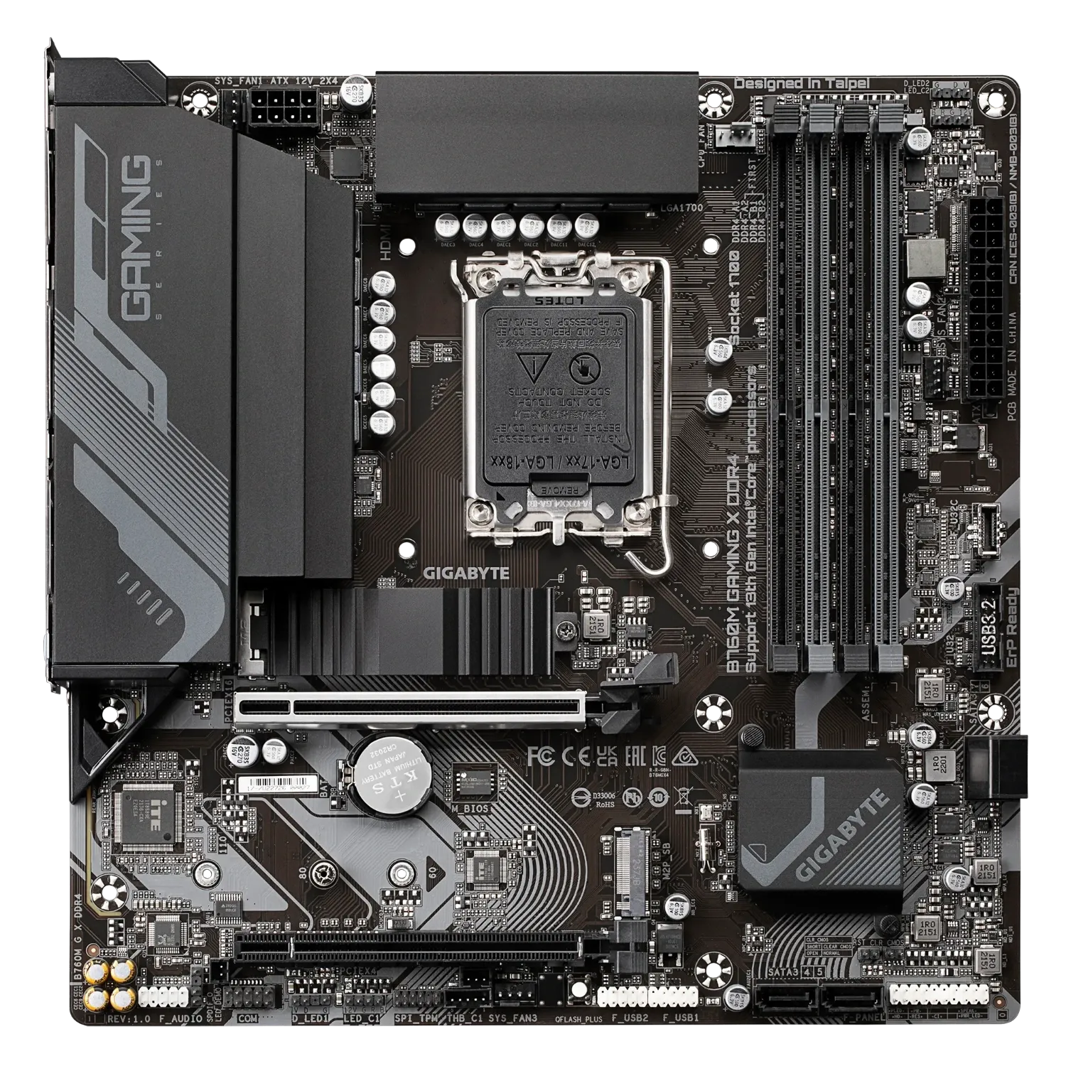 Дънна платка Gigabyte B760M Gaming X DDR4 - B760M GAMING X DDR4