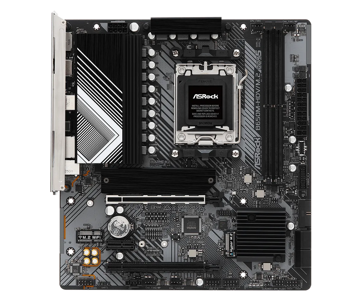 Дънна платка ASRock B650M HDV/M.2- B650M-HDV/M.2