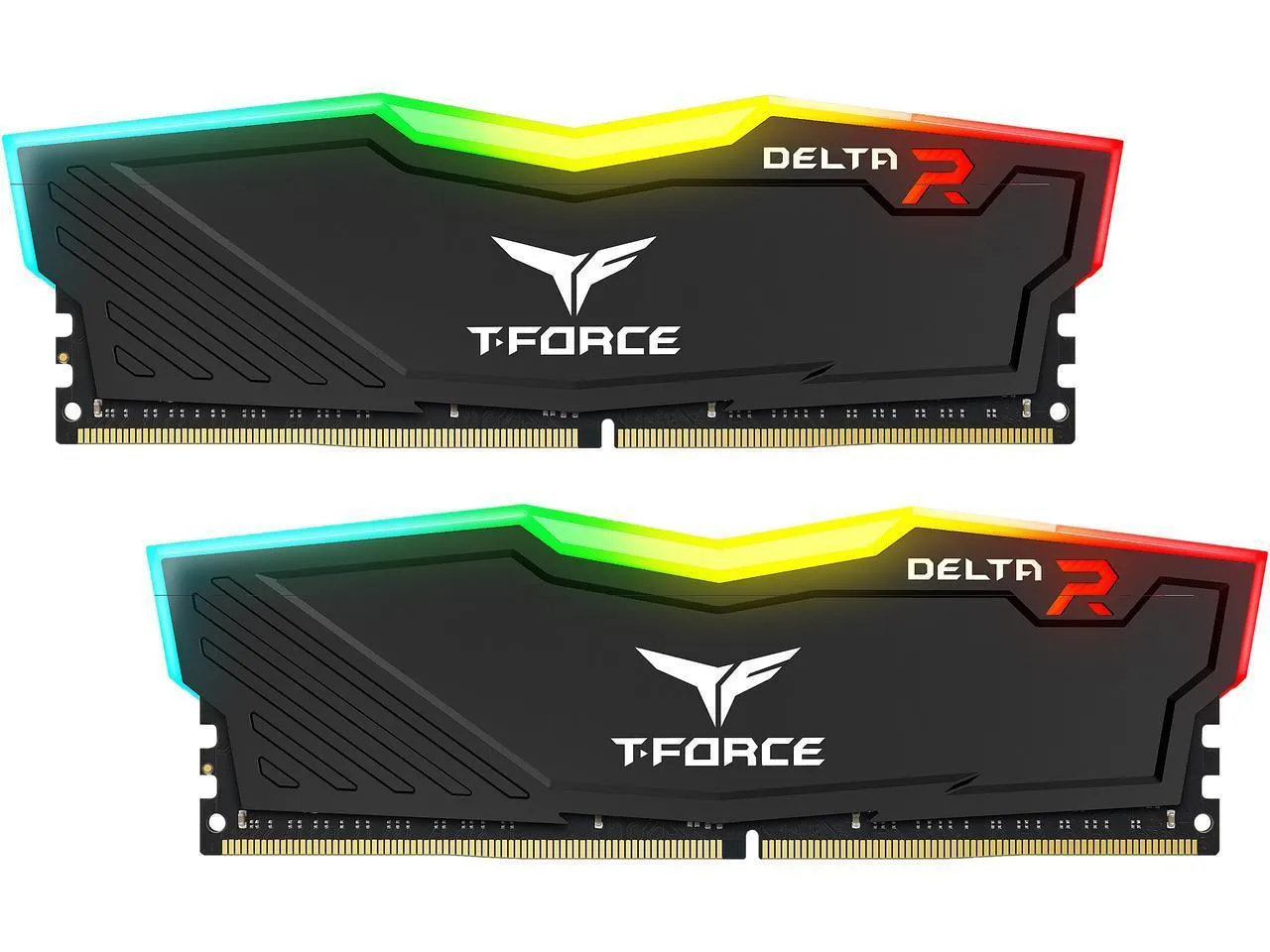RAM памет T-Force DELTA RGB Black 16GB (2x8GB) - TF3D416G3600HC18JDC01