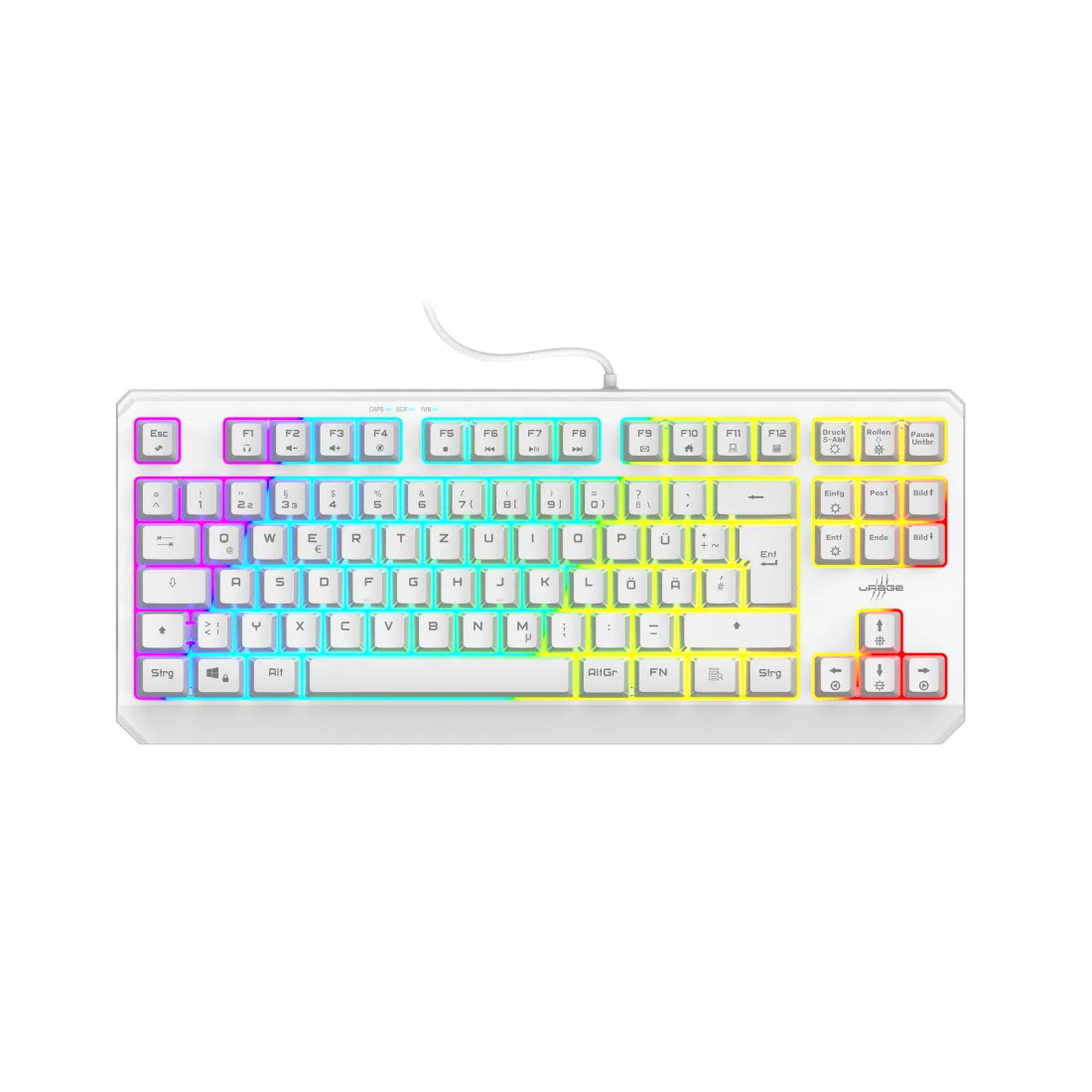 Клавиатура Hama Exodus 220 TKL RGB White - 217819