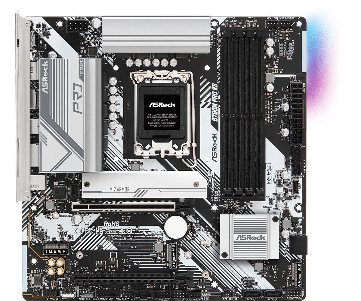 Дънна платка ASRock B760M Pro RS - B760M PRO RS