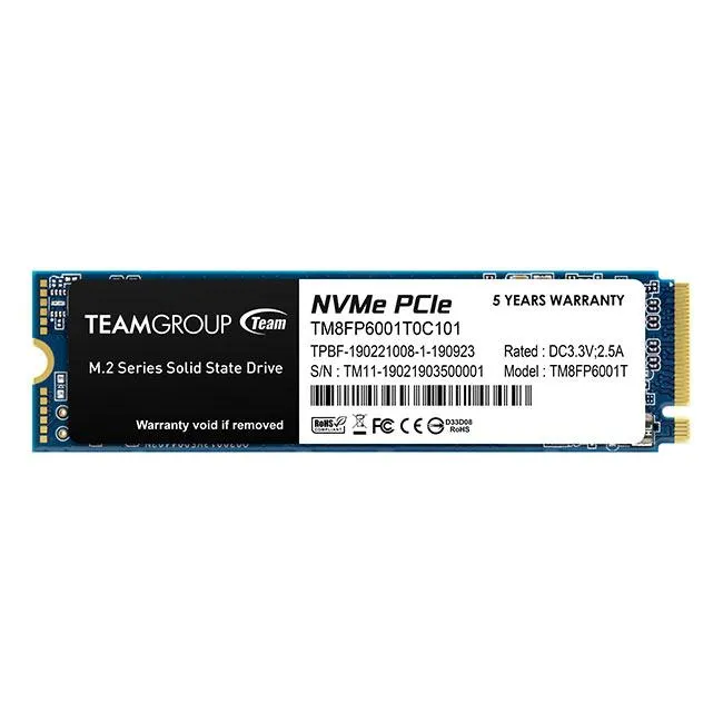 TeamGroup MP33 NVME™ - 1TB - TM8FP6001T0C101