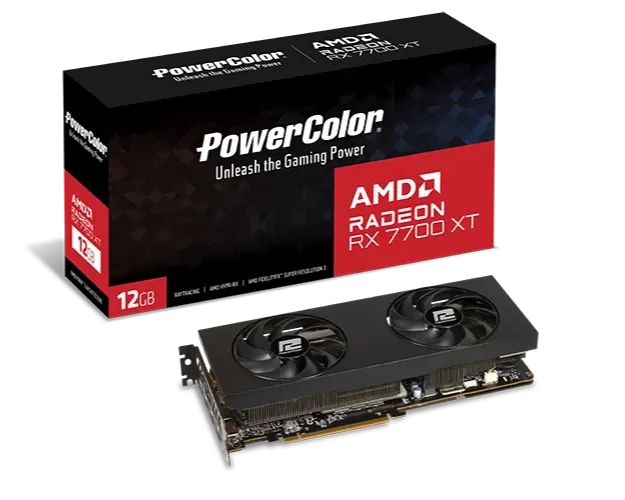 Видео карта PowerColor RX 7700 XT - RX7700XT 12G-P