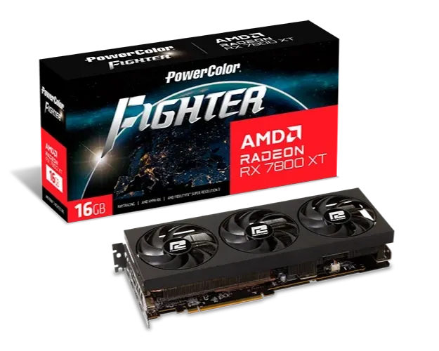 Видео карта PowerColor RX 7800 XT Fighter - RX7800XT 16G-F/OC