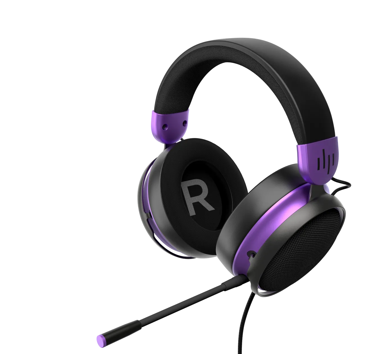 Слушалки Dark Project Sono Wired - Black/Violet - DPP_SONO_WIRED_BLACK