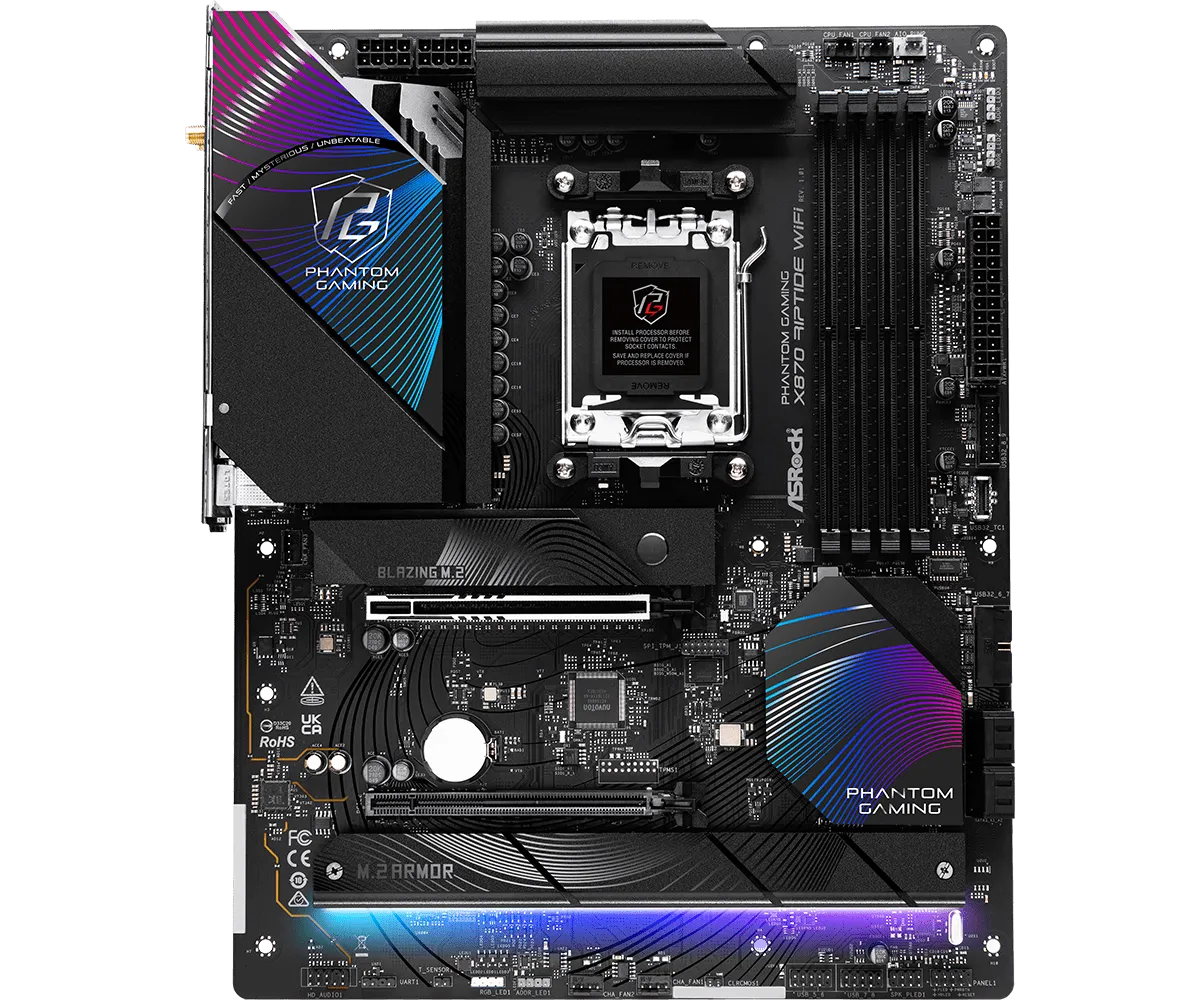 Дънна платка ASRock X870 Riptide WiFi - X870 RIPTIDE WIFI