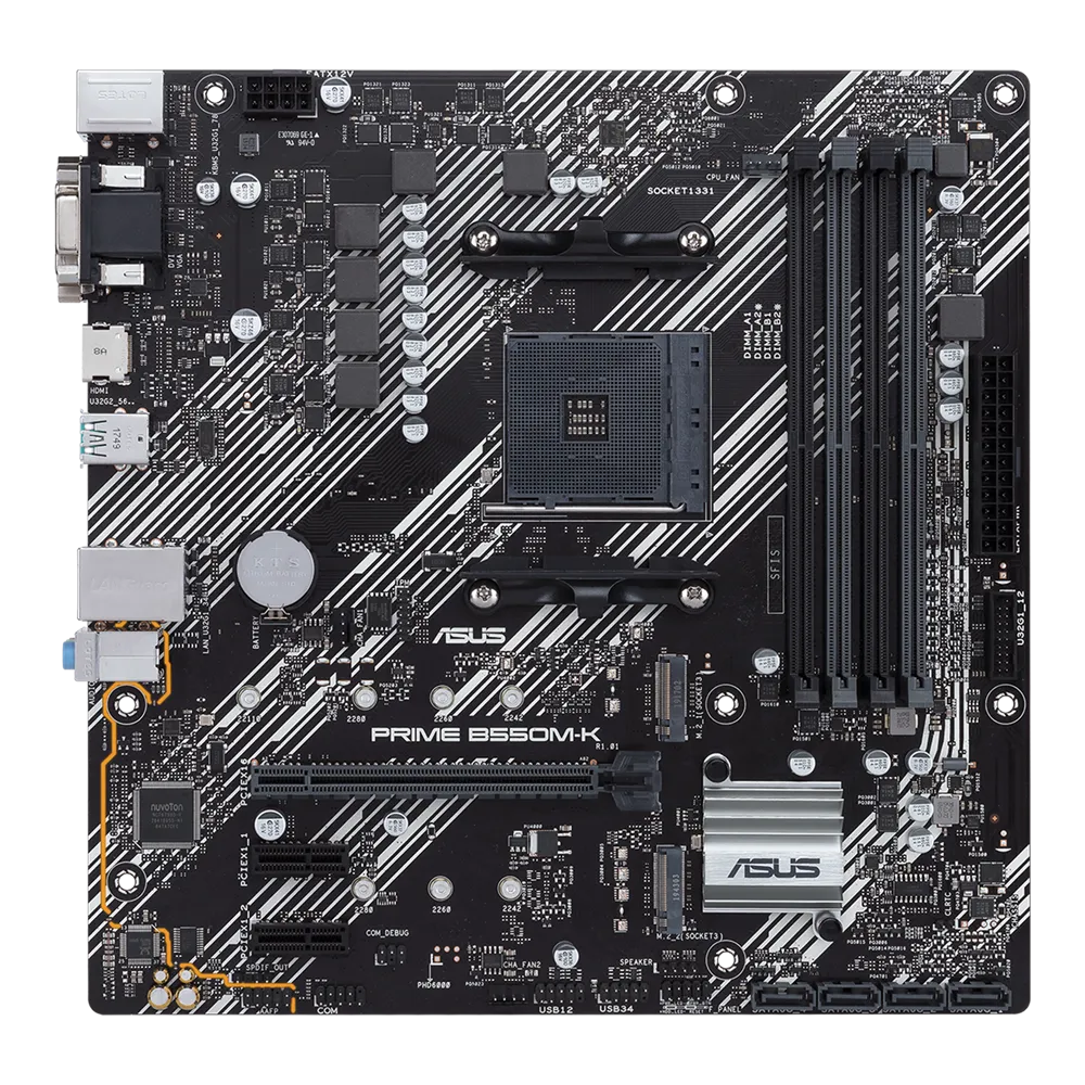 Дънна платка ASUS Prime B550M-K - 90MB14V0-M0EAY0