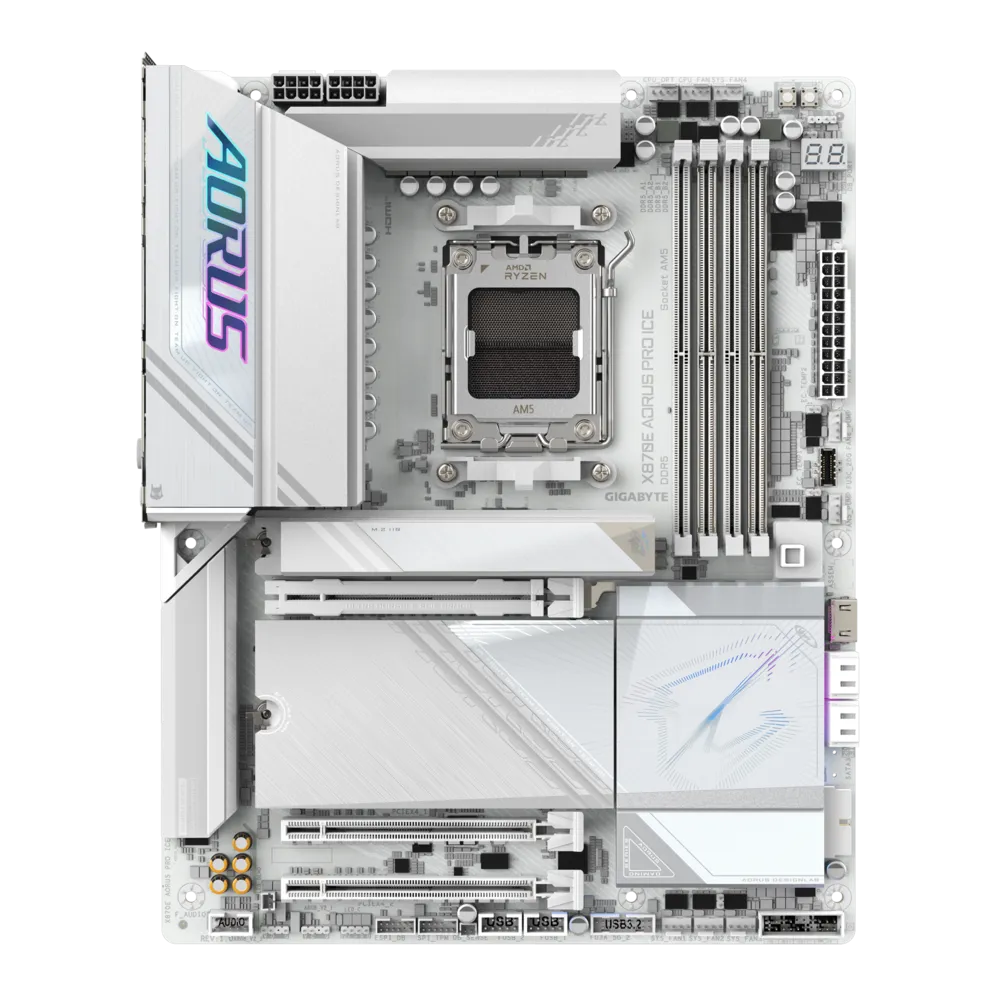 Дънна платка Gigabyte X870E AORUS Pro ICE WiFi7 - X870E AORUS PRO ICE