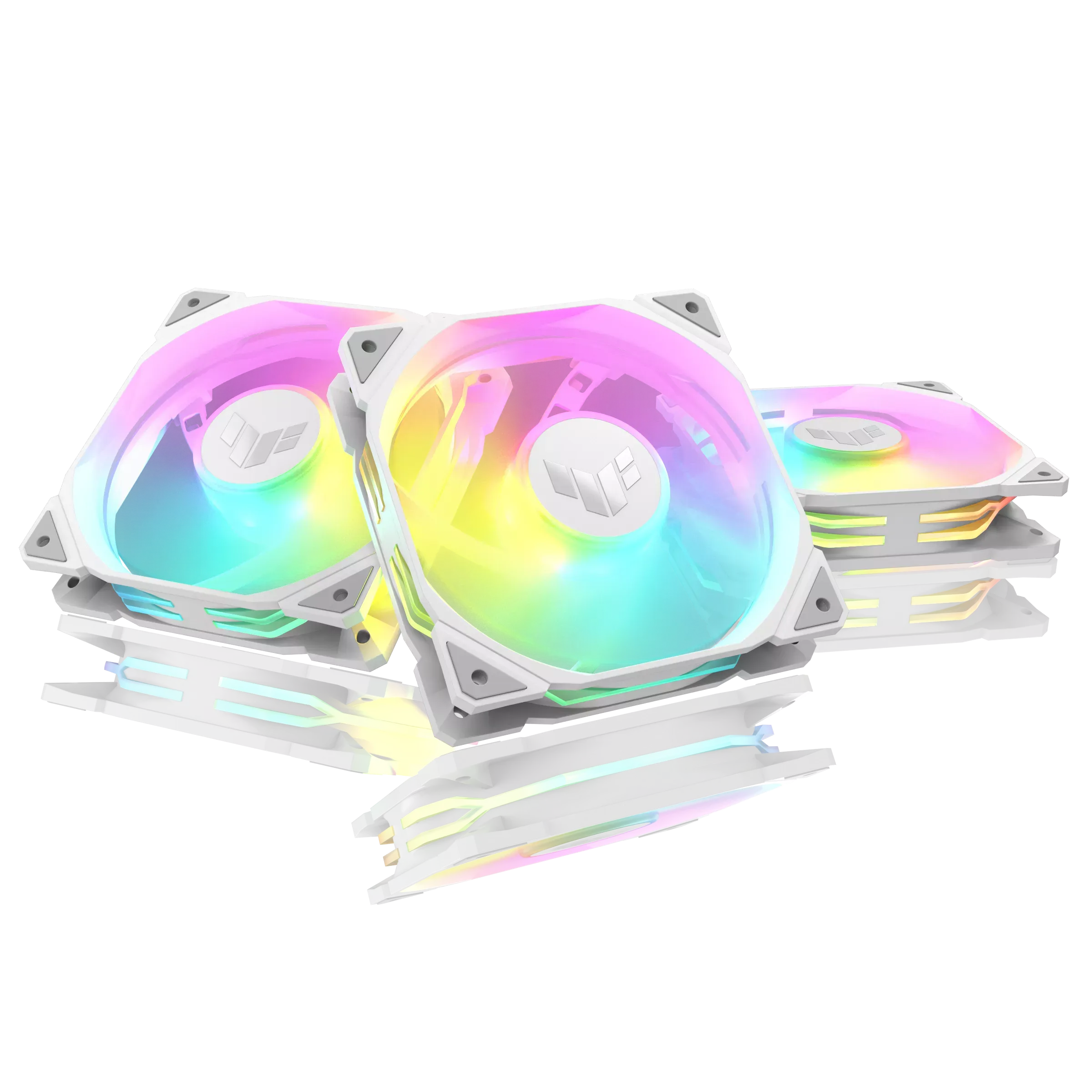 Охлаждане ASUS TUF Gaming TR120 ARGB Reverse White - Triple Pack - 90DA00D3-B09020