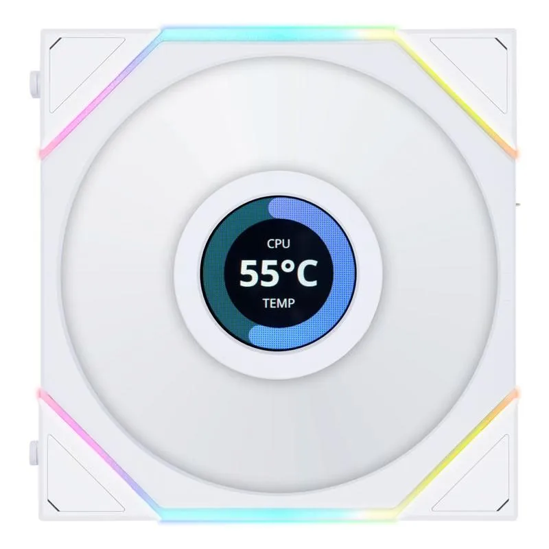 Охлаждане Lian Li UNI FAN TL 140 - White LCD - G99.12TLLCD1W.00