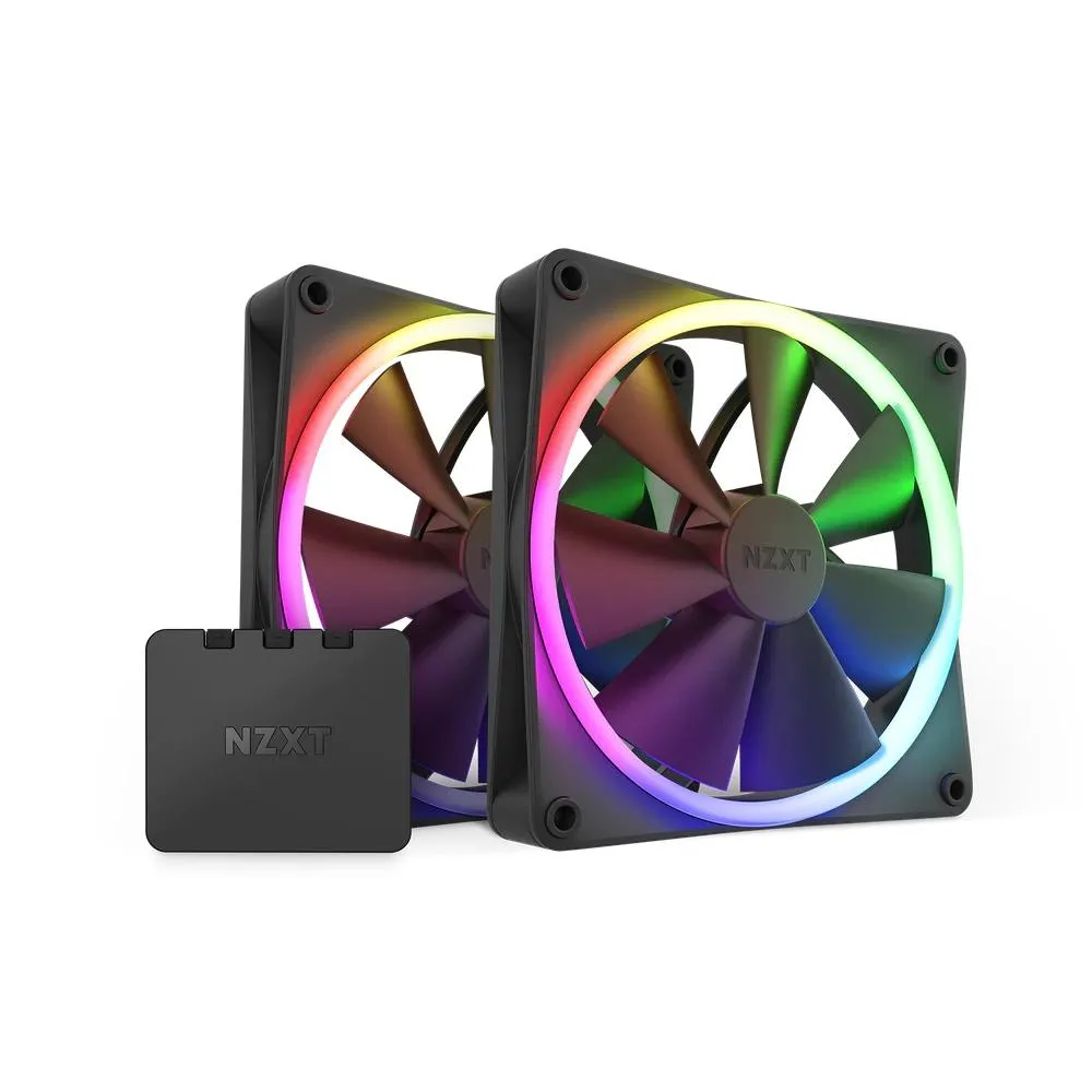 Охлаждане NZXT F140 Black - Twin Pack - RF-R14DF-B1