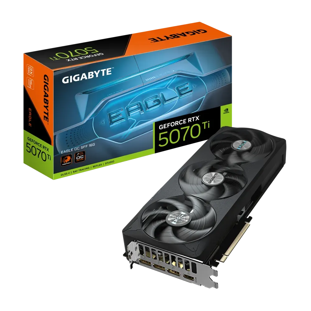 Видео карта Gigabyte RTX™ 5070 Ti Eagle OC - GV-N507TEAGLE OC-16GD