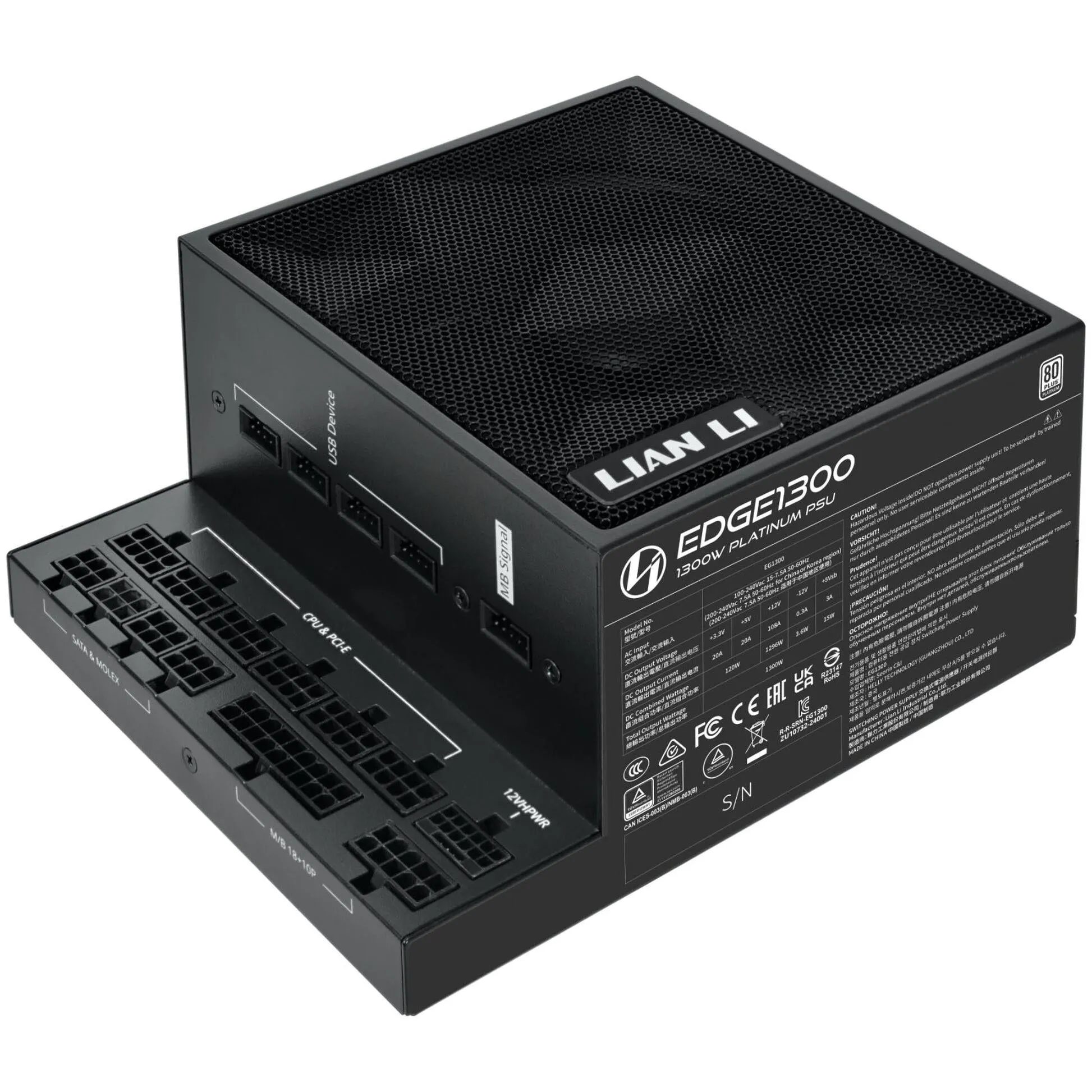 Захранване Lian Li EDGE1300 Black - G9P.EG1300.BE00.EU