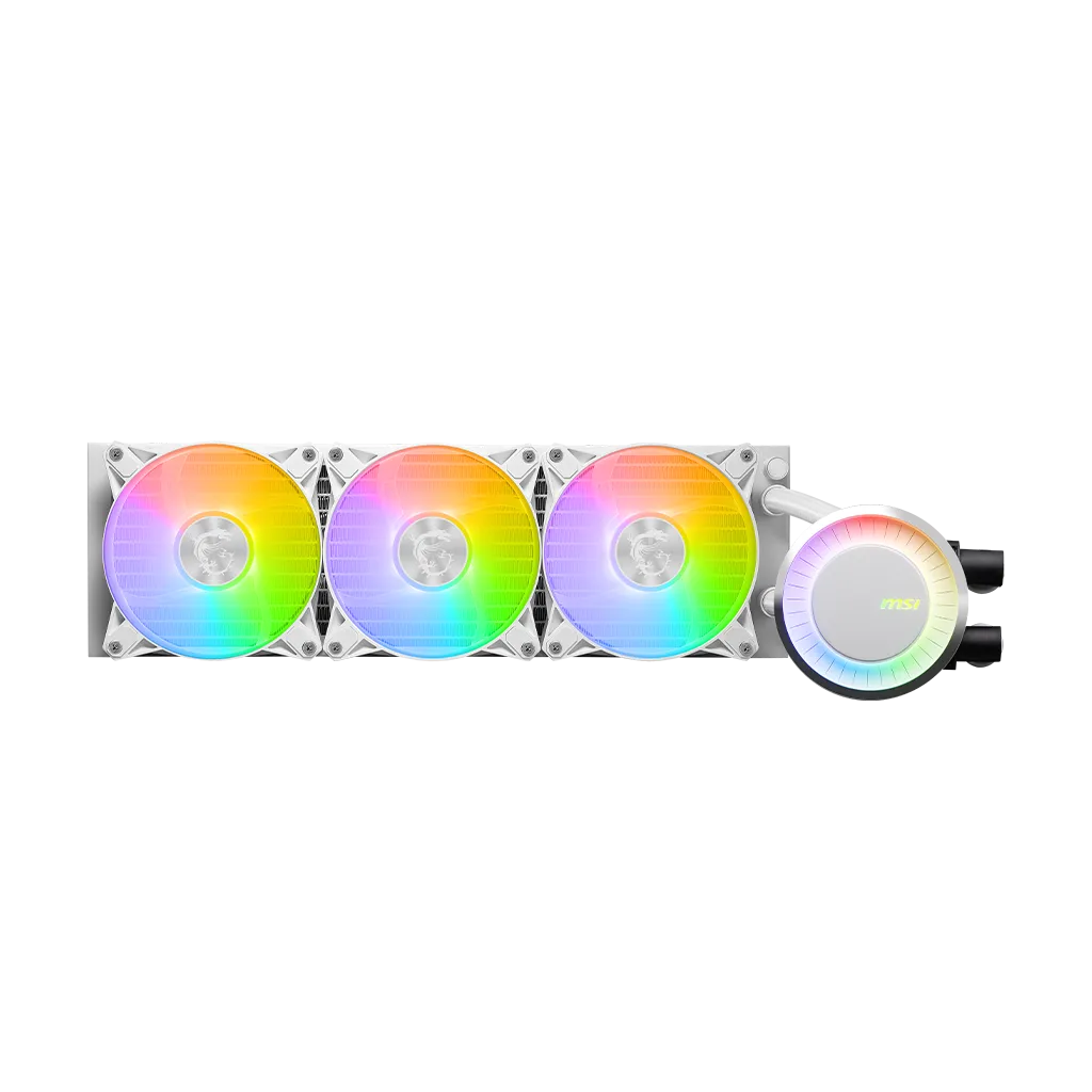 Охлаждане MSI MAG CoreLiquid E360 White - 306-7ZW6E27-C24