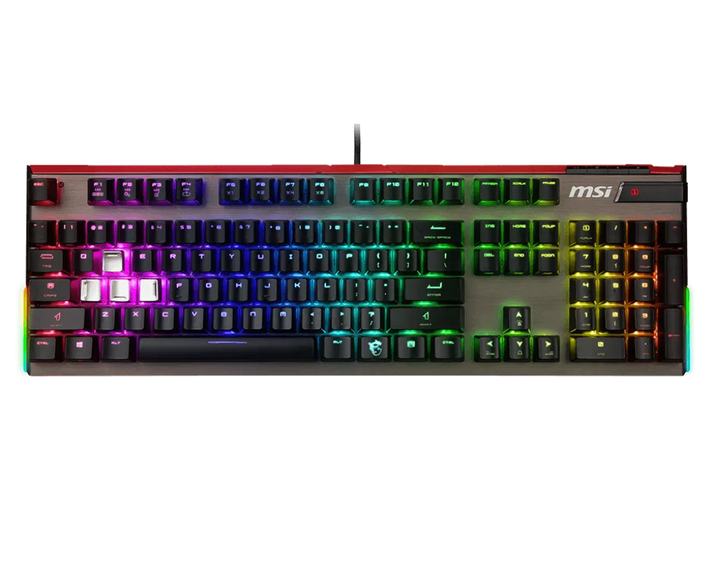 Клавиатура MSI Vigor GK80 - Cherry MX Red - 4719072541675