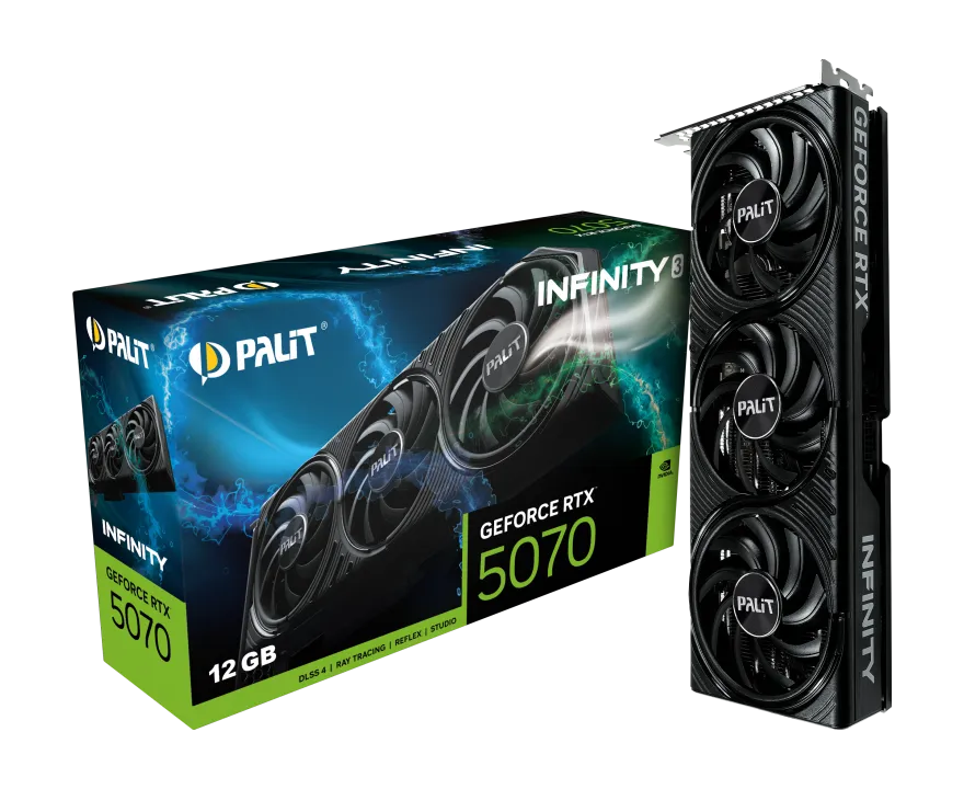 Видео карта Palit RTX™ 5070 Infinity 3 - NE75070019K9-GB2050S