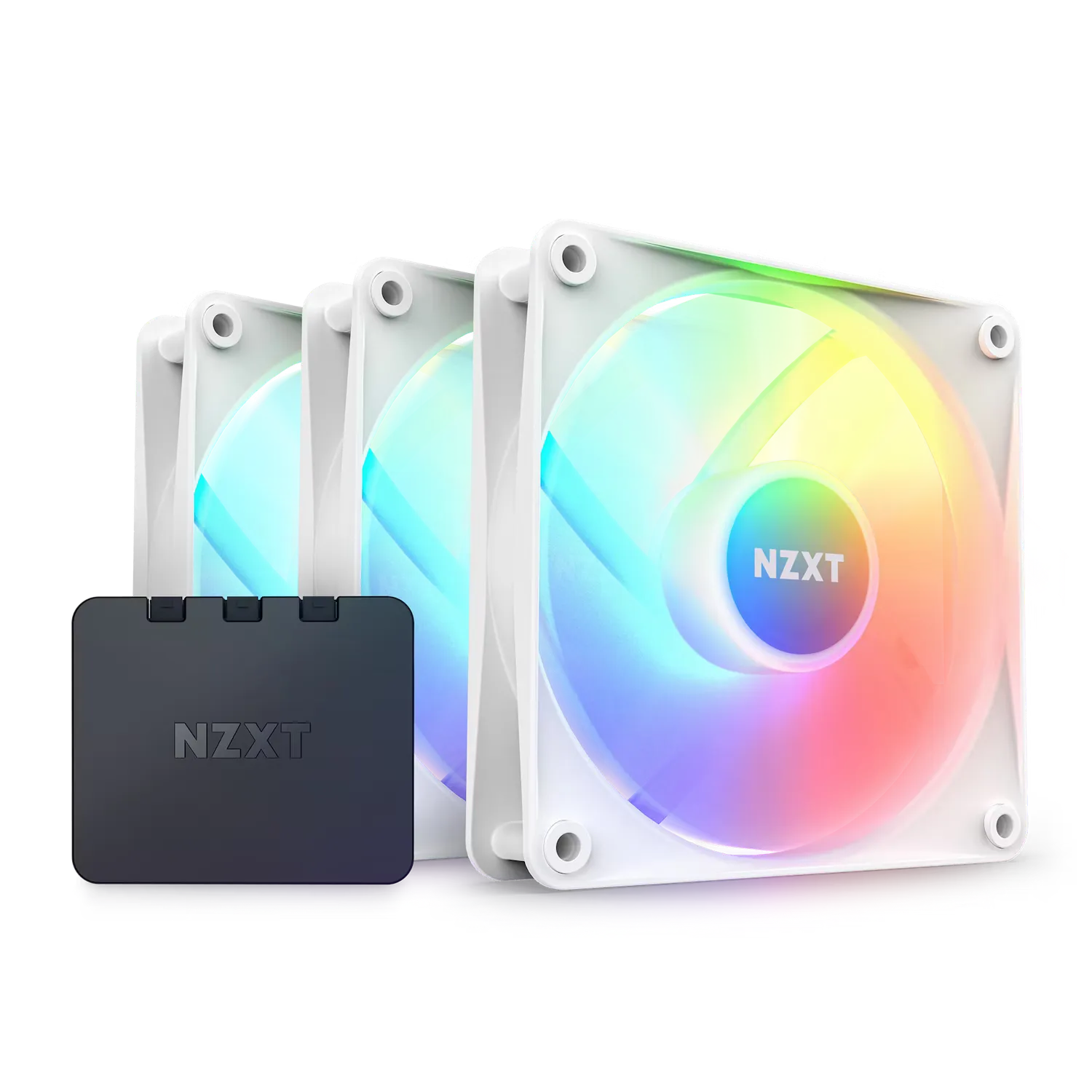 Охлаждане NZXT F120 RGB Core White - Triple Pack - RF-C12TF-W1