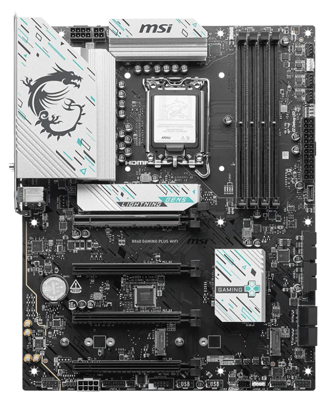 Дънна платка MSI B860 Gaming Plus WiFi - 911-7E41-003