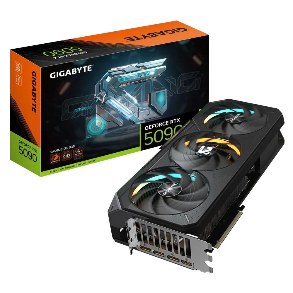 Видео карта GIGABYTE RTX™ 5090 GAMING OC - GV-N5090GAMING OC-32GD