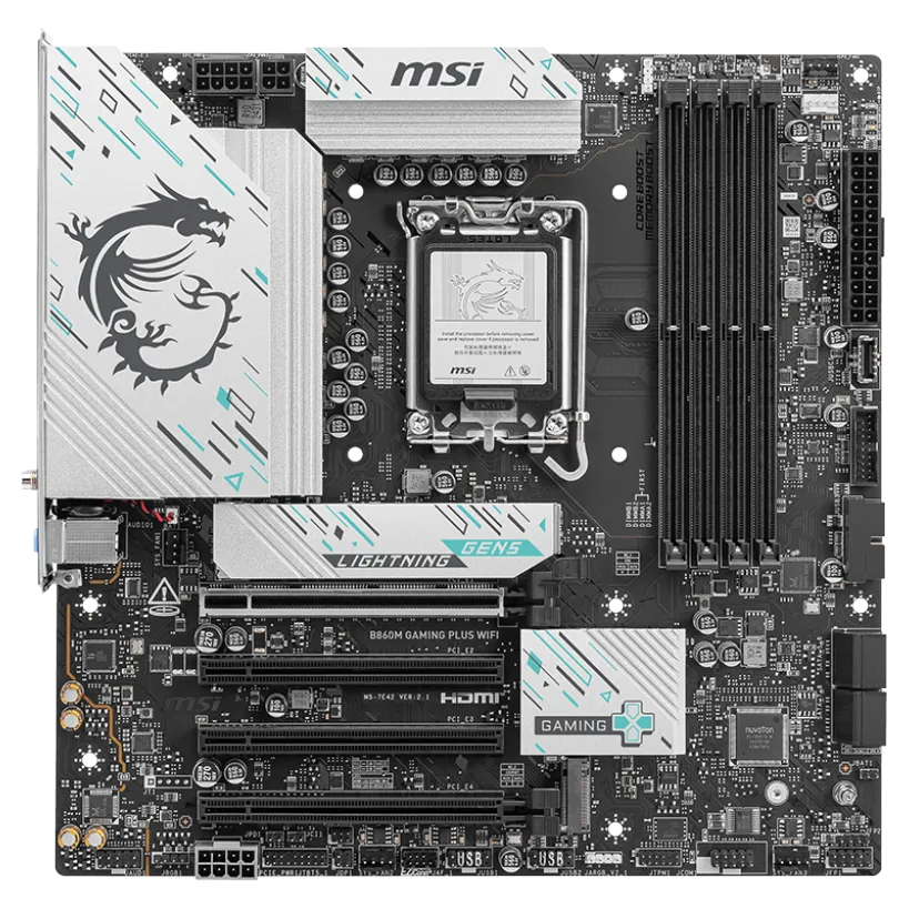 Дънна платка MSI B860M Gaming Plus WiFi - 911-7E42-003