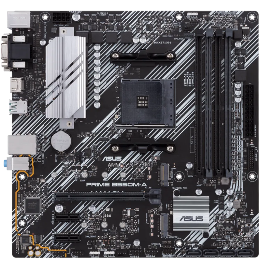 Дънна платка ASUS Prime B550M-A - 90MB14I0-M0EAY0