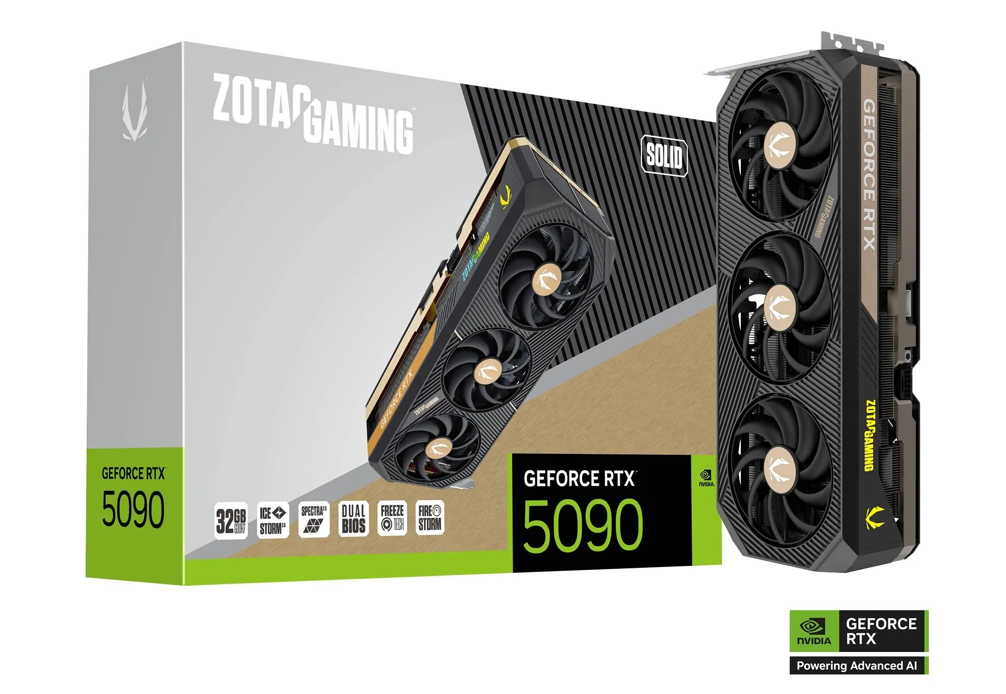 Видео карта ZOTAC Gaming RTX™ 5090 SOLID - ZT-B50900D-10P250-1N761-P0006