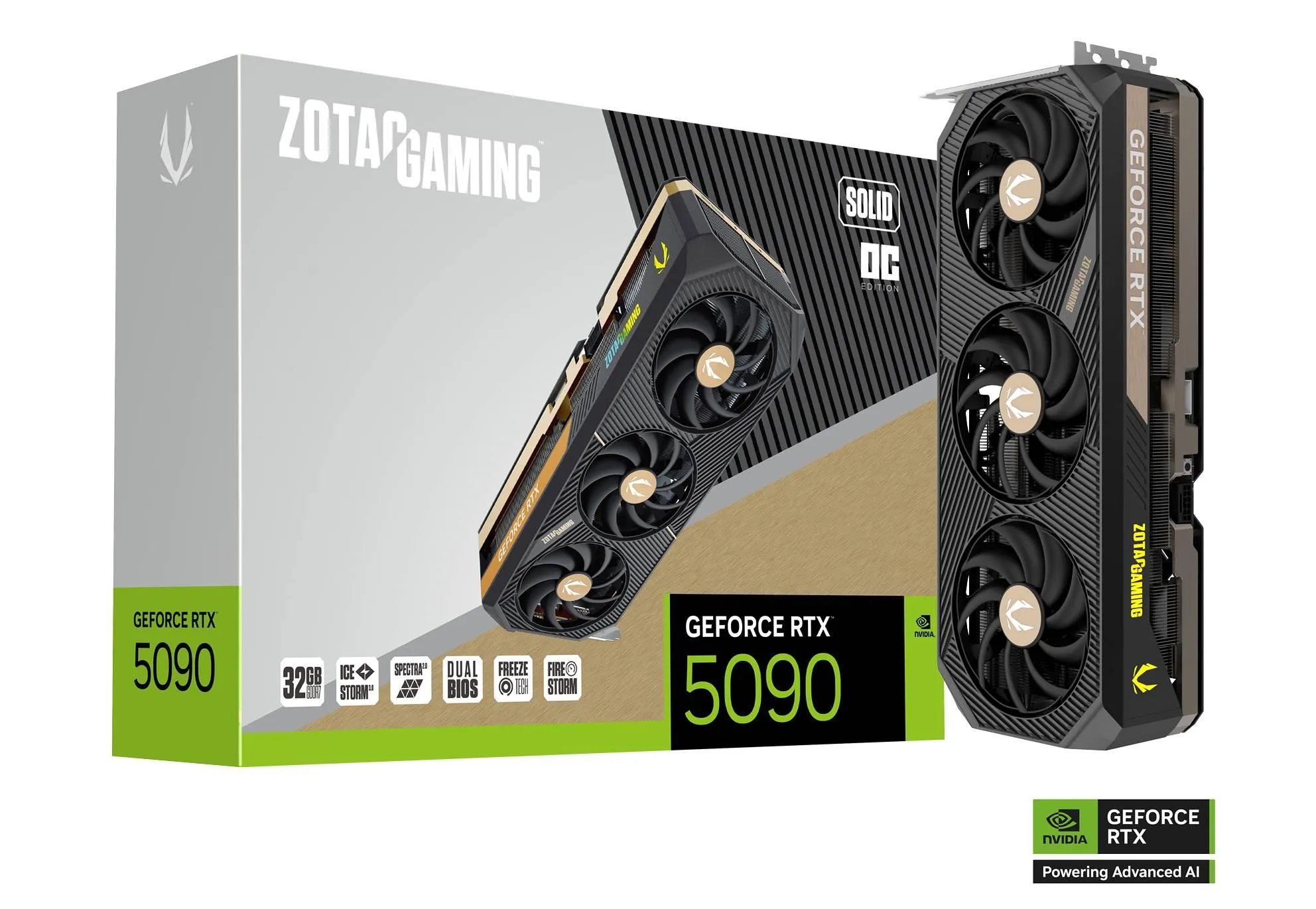 Видео карта ZOTAC Gaming RTX™ 5090 SOLID OC - ZT-B50900J-10P250-1N761-P0009