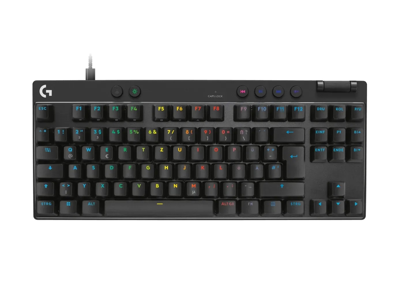 Клавиатура Logitech G Pro X TKL Rapid - Black - 920-013233