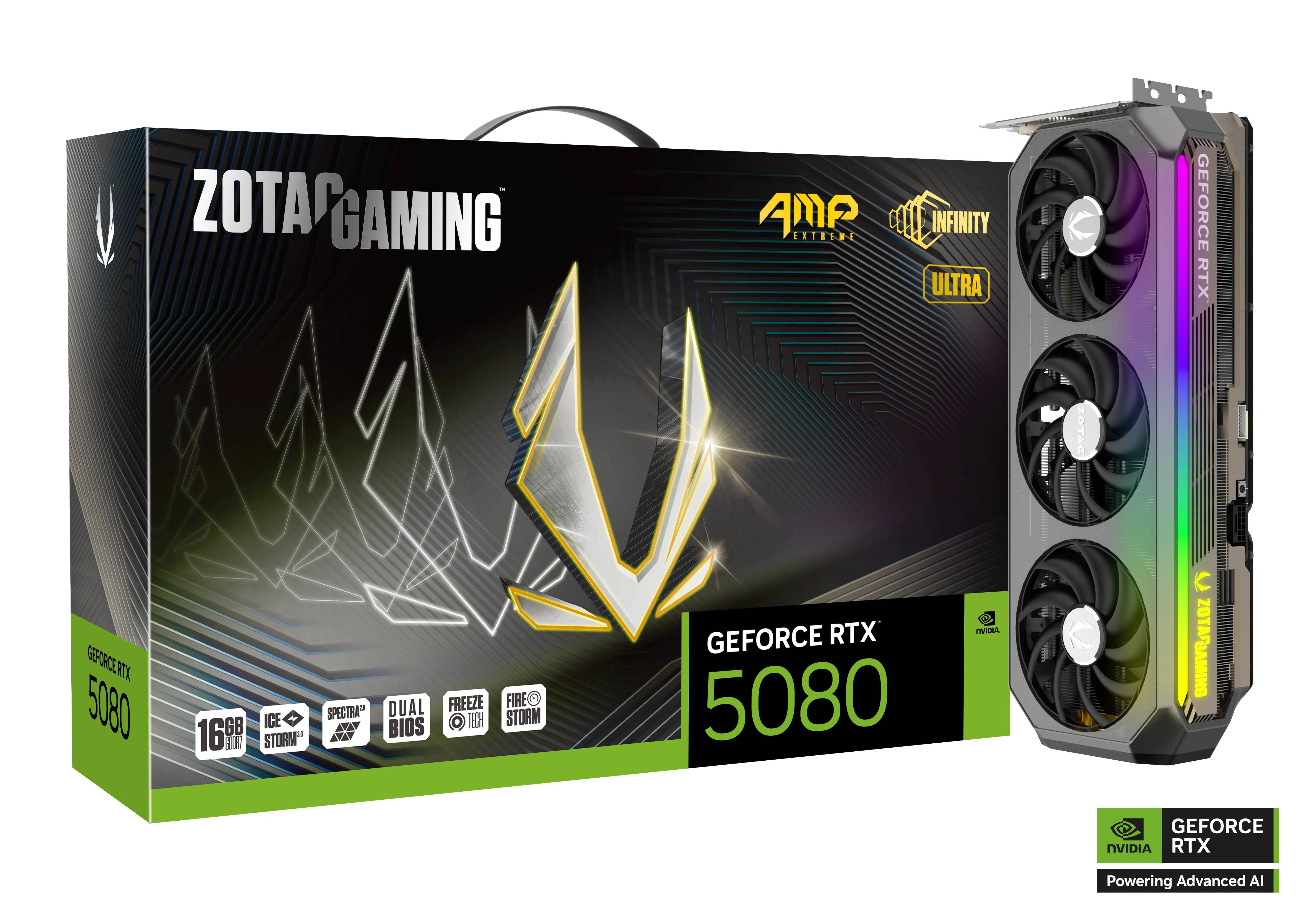 Видео карта ZOTAC Gaming RTX™ 5080 AMP Extreme INFINITY ULTRA - ZT-B50800BU-10P