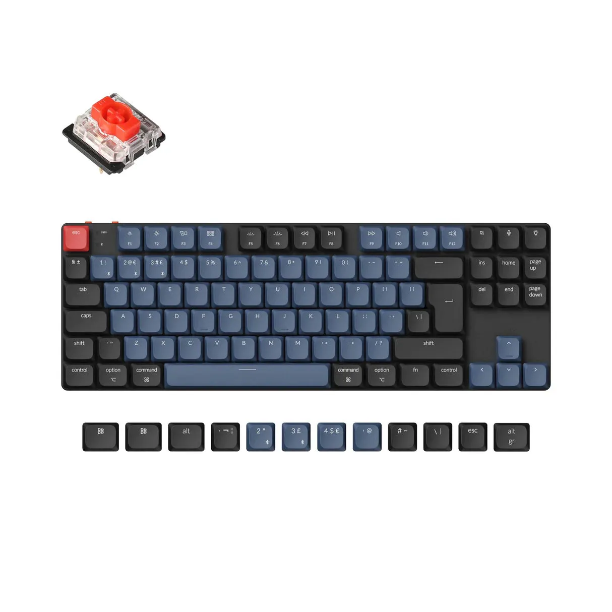 Клавиатура Keychron K1 Pro QMK/VIA TKL - Wireless - K1P-H1-SW