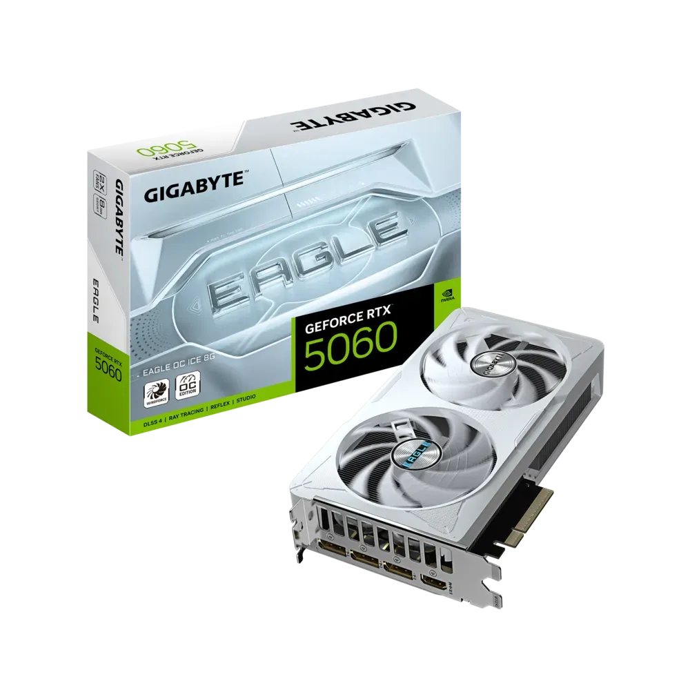 GeForce RTX™ 5060 EAGLE OC ICE 8G - GV-N5060EAGLEOC ICE-8GD