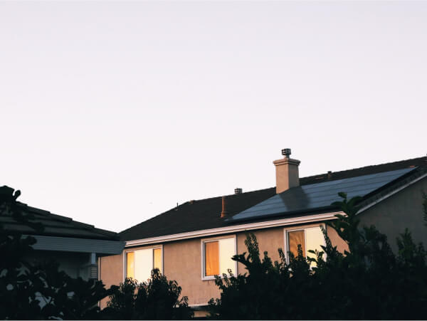 Solar Panels on house